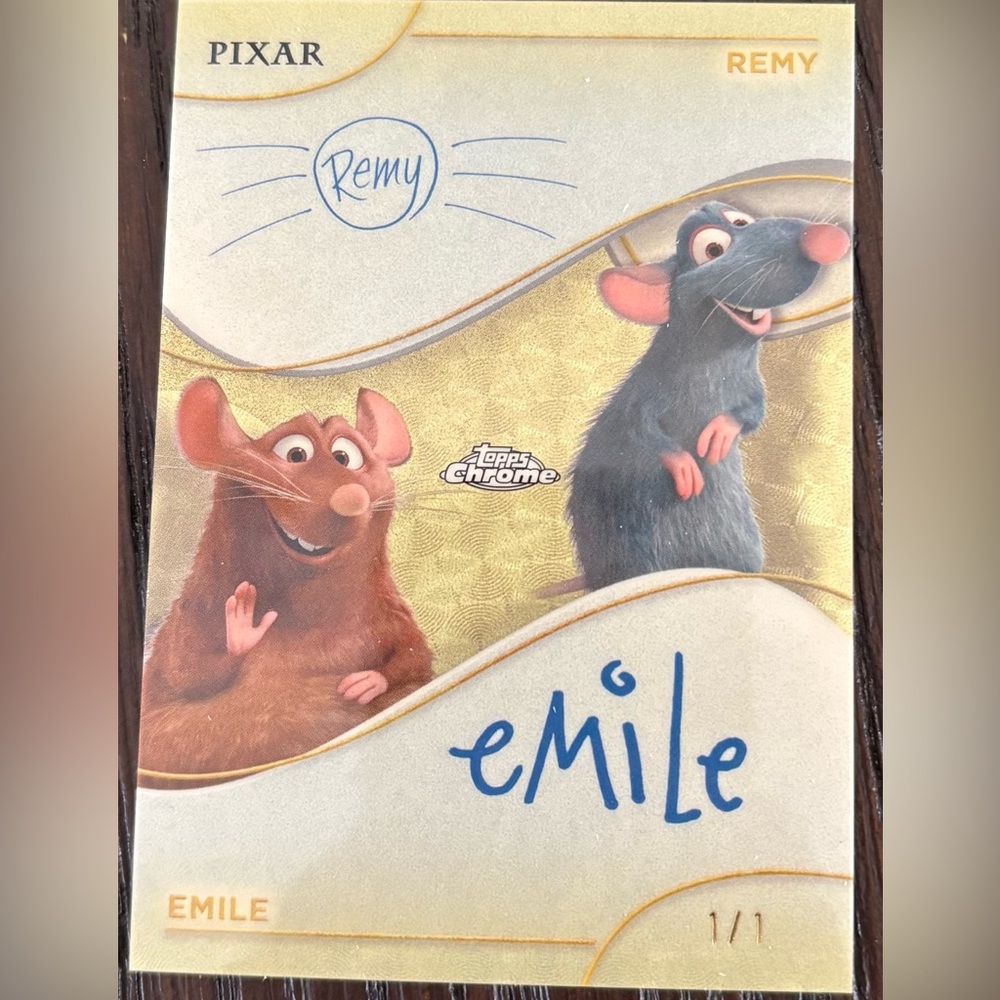 Topps Chrome Remy and Emile Card